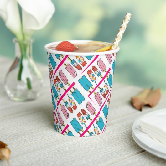 Papierschalen-Eis Pappbecher (In Situ)