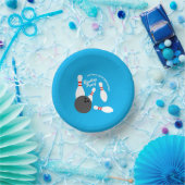 Papierschalen für Bowling Geburtstagsfeier Pappteller (Party)