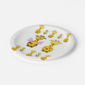 Papierschalen Giraffe Pappteller (Schrägansicht)
