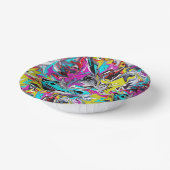 Papierschalen im Graffiti-Stil Pappteller (Gewinkelt)