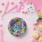 Papierschalen im Graffiti-Stil Pappteller (Party)