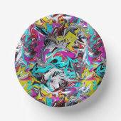 Papierschalen im Graffiti-Stil Pappteller (Vorderseite)