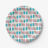 Papierschalen Popsicles Pappteller (Vorderseite)