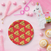 Papierschalen, rote Pizza-Käse Pappteller (Party)