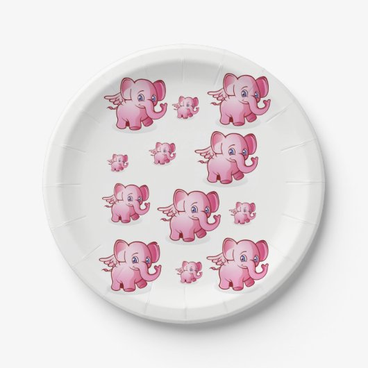 Papierschalen Schweine Pappteller (Vorderseite)