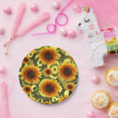 Papierschalen Sonnenblumen Pappteller (Party)