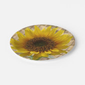 Papierschalen Sonnenblumen Pappteller (Schrägansicht)