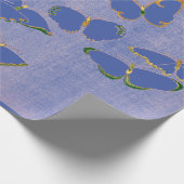 PAPIERSCHALTFLÄCHEN IN BLAU GESCHENKPAPIER (Ecke)