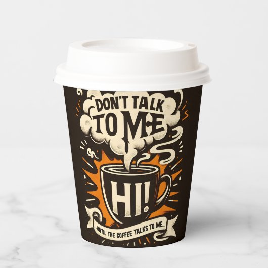 Papierschaumstoff-Kaffeetasse Pappbecher (Vorderseite)