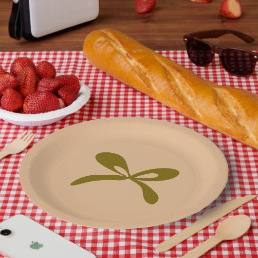 Papierscheibe Pappteller (Picknick)