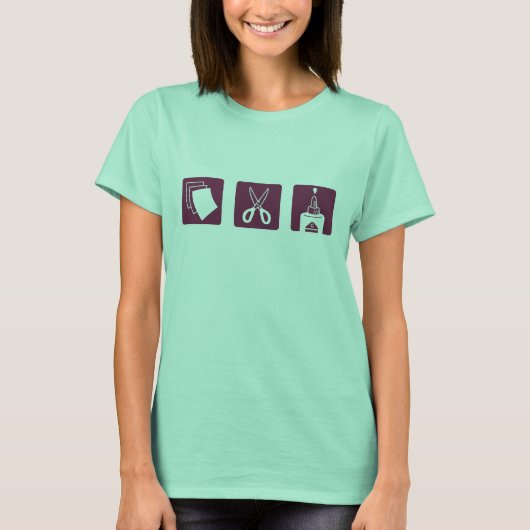 Papierscheren T-Shirt (Vorderseite)
