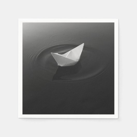 Papierschiff-Odyssee Serviette (Vorderseite)