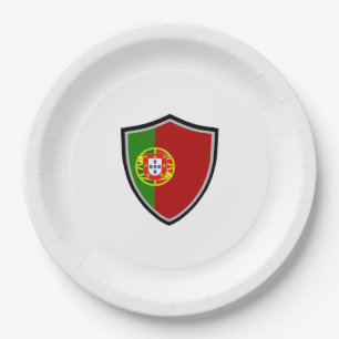 Papierschild Pappteller