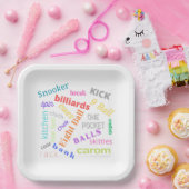 Papierschild Pappteller (Party)