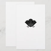 Papierschmetterling Briefpapier (Vorne/Hinten)