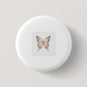 Papierschmetterling Button (Vorderseite)