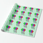 Papierschmetterlinge einwickeln geschenkpapier (Ungerollt)