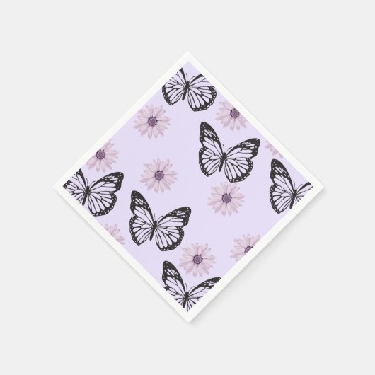 Papierschmetterlingsservietten Serviette (Ecke)