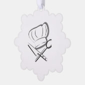 Papierschmuckstil: Schneeflocke, Papier: Superfine Ornament Karte (Linke Ecke)