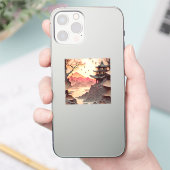 Papierschnitt aus antiken chinesischen Schriften Aufkleber (Telefon)