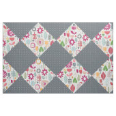 Papierschnitt-Blume Stoff (Fat Quarter (45,7 x 55,9 cm))