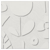 Papierschnitt Blume weiß Stoff (Nahaufnahme)