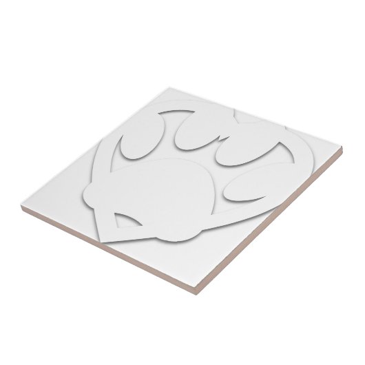 Papierschnitt Dose und Herzform Fliese (Seite)