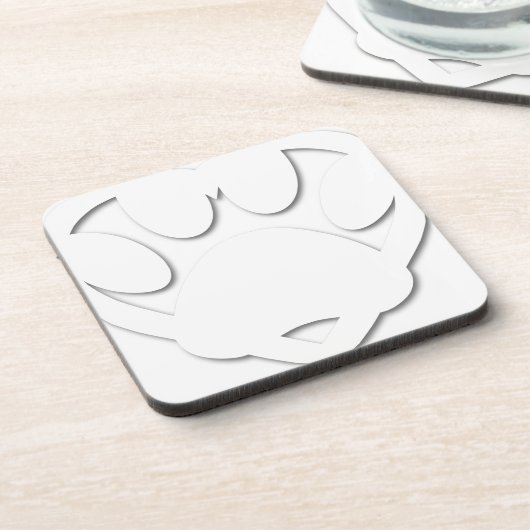 Papierschnitt Dose und Herzform Getränkeuntersetzer (Linke Seite)