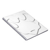 Papierschnitt Dose und Herzform Notizblock (Rechte Seite)