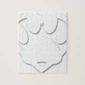 Papierschnitt Dose und Herzform Puzzle (Vertikal)