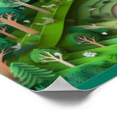 Papierschnitt Poster (Ecke)