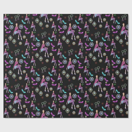 Papierschuhe Geschenkpapier (Flach)