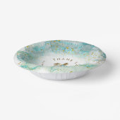 Papierschüsseln für aquamarine Meeresschildkröten Pappteller (Gewinkelt)