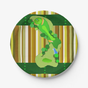 Papierschüsseln Golf Pappteller