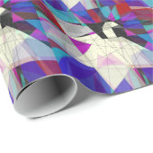 Papierschwan Geschenkpapier (Rolleneckpunkt)