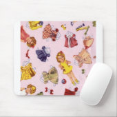 Papiersdoll-Design Mousepad (Mit Mouse)