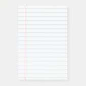 Papierseite Post-it Klebezettel (Vorderseite)