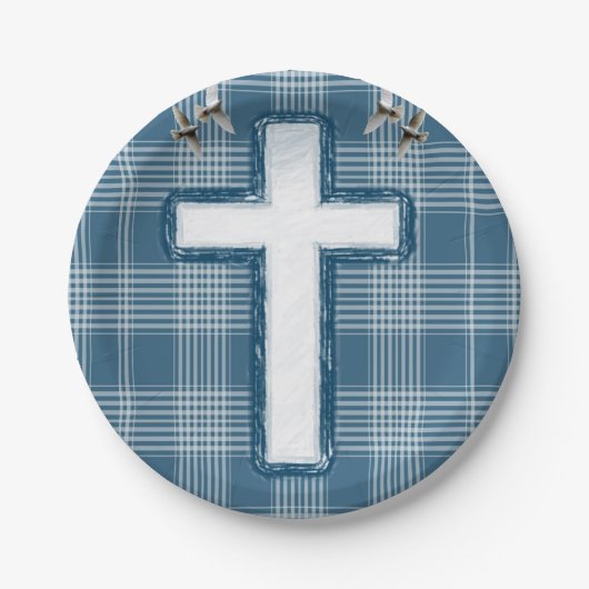 Papierservice Kreuz Pappteller (Vorderseite)