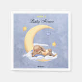 Papierserviette mit niedlichem Hasen. (Vorderseite)