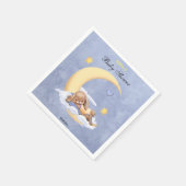 Papierserviette mit niedlichem Hasen. (Ecke)