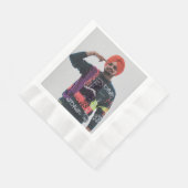 Papierserviette mit sidhu Moosewala Foto (Ecke)