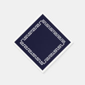 Papierserviette "Mykonos" (Ecke)