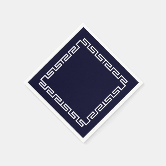 Papierserviette "Mykonos" (Ecke)