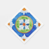 Papierserviette SCT_P8-1 Traditionelles sizilianis (Ecke)