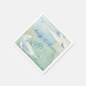 Papierservietten an der Küste behalten, sauber Spa (Ecke)