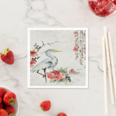 Papierservietten Asiatische Krane-Blume (Beispiel)