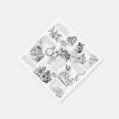 Papierservietten aus Alice im Wunderland (Ecke)