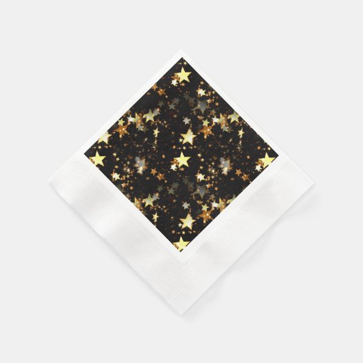 Papierservietten aus Gold (Ecke)