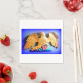 Papierservietten aus Goldadler (Beispiel)