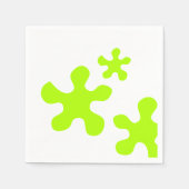 Papierservietten aus grünem Schleim, Servietten au (Vorderseite)